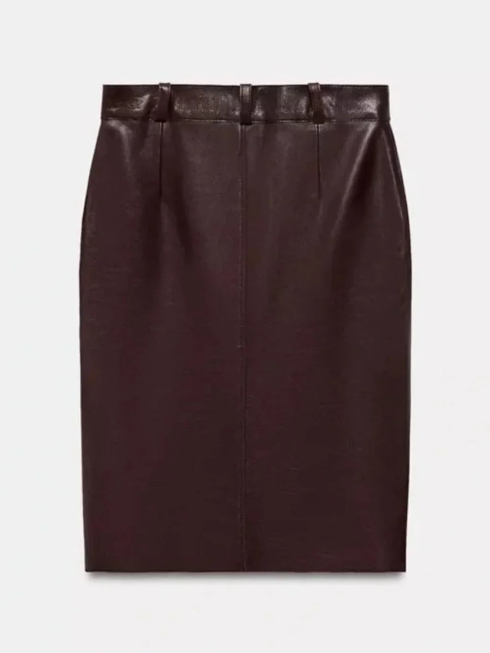 NWT ZARA ZW COLLECTION LIMITED EDITION LEATHER‎ MIDI SKIRT